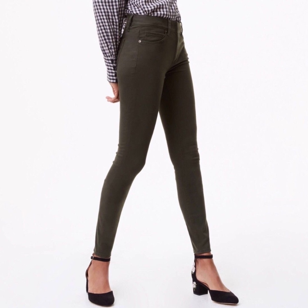LOFT 00 24 Leggings Marisa Fit Green Skinny Pants